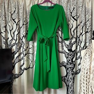 Dress Tells Green Vintage Style Dress
